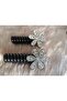 Crystal Stone Daisy Model Twisted Spring Pasta Buckle (2 pieces) - 4