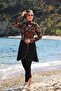 Pareo Model Design Closed Hijab Swimsuit with Tights 33505 - 4