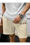MYDARK NEW SEASON Men's MİAMI PRINTED SHORTS - 3