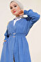 Women's Waist Elastic Snap Button Cap - 2
