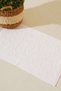 2 Pieces White Cotton Foot Towels / Set of 2 Cotton 50cm x 70 cm Foot Towels - 2