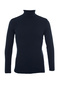 Lacivert Slim Fit Pamuklu Balıkçı Yaka Fitilli Örgü Kazak TMNAW20MG0031 - 11