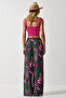 Women Regular Fit Allover Print Palazzo Pants, Multicolor - 5