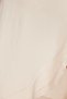 Beige Skirt with Ruffle Slit Detail Aerobin Fabric Midi Length Woven Skirt Twoss24Et00067 - 5