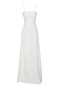 Bridal Beyaz A-Kesim Dokuma Şık Abiye Gece Mezuniyet Elbisesi TPRSS19FZ0511 - 12
