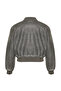 Anthracite Distressed Detail Faux Leather Bomber Jacket Coat TWOAW24MO00278 - 20