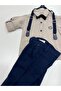 Boy / Suspenders And Bow Tie / Shirt Trousers / Boy's Suit - 2