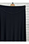 Black Elastic Waist Large Size Mother Skirt-Sendy Fabric - 3
