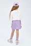 Girl's Paperbag Velvet Skirt - 5