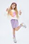 Girl's Paperbag Velvet Skirt - 2