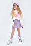 Girl's Paperbag Velvet Skirt