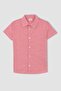 Boy's Short Sleeve Striped Shirt Z0011a622hs - 4
