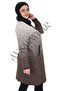 Leopard Patterned Large Size Knitwear Jacket with Pockets - 5