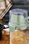Pulses and Detergents Storage Container with Sealed Leak-Proof Lid - Pulses Container Organizer with Scale - 1800 ml - Green - 3