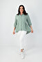 Women's Large Size Frill Detailed Shirt 1720-24