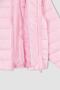 Girl's Hooded Puffer Jacket with Zipper Closure and Pockets Z0406A623Sp - 7