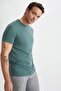 Slim Fit Crew Neck Short Sleeve T-Shirt M6608az23sp - 4