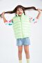 Girl's Stand Collar Puffer Vest Z3940a623sp