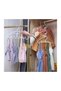 Pack of 10 Plastic Wavy Clothes Hanger Can Be Superimposed Space Saving Hanger Wardrobe Clothes Hanger - 6