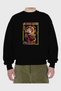 KYOJURO RENGOKU Anime Front Printed Black Oversize Sweatshirt Men's Women's Crew Neck - 2