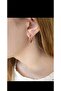 316l surgical steel medium size steel men's women's ring earrings - 6