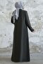 Ferace with Stone Robe Detail - Khaki - 5