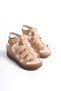 Women's Wedge Heeled Platform Sandals White - 4