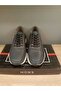 Genuine Leather Navy Blue Men's Shoes Skin Leather Lace-up Sneaker (model 1012) - 3