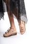 Women's Wedge Heeled Platform Sandals White - 8