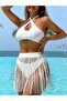 Tassel pareo skirt