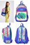 School Backpack and Lunch Box Set - Girl's Blue Green Peacock - 3