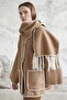 Alira Scarf Stitched Jacket - Camel - 2