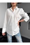 White Poplin Plain Shirt - 3