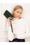 Ferrol Women's Wallet Green Genuine Snakeskin