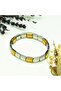 High Quality Double Color Italian Charm Tarnish Stainless Steel Bracelet