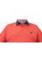 Large Size Polo Denim Collar T-Shirt 23420 Orange - 4