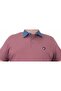 Large Size Polo Denim Collar T-Shirt 23420 Purple - 4