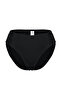 Siyah Drapeli Hipster Normal Bel Bikini Altı TBESS24BA00139 - 7