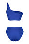 Saks Tek Omuz Kaplı Hipster Yüksek Bel Regular Basic Bikini Takımı TBESS24BT00126 - 8