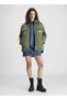 Khaki Colored Jeans Women's Jacket - J20J222588LDY