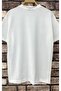 Men's White Believe Printed Oversize T-shirt - 2