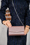 Women's Pink Glitter Sand Mini Box Shoulder Evening Bag - 2