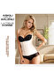 SLINGED STEEL BALENED WAIST SUPPORT THINING LATEX CORSET - 3