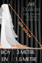 Hijab 3 Meters Off-White Nun Veil with Pearls - Elegant and Stylish Design - 3