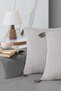 Vera Kahve 2-Piece Pompom Cushion Cover 45 X 45 cm Pillow Cushion Cover with Zipper and Tassels - 2