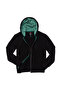 Women's Olivia Spring Hooded Cotton Sweat Coat Black