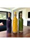 Handmade Decorative Vase Candlestick Wine Bottles Set of 3 - 5