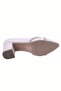 Bilener 450 Closed Stone Short Thick Heeled Stiletto Shoes - 5