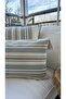 2-Piece Linen Tassel Detailed Throw Pillow Set Mint - Ecru - 2