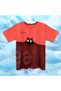 Miau Cat Crea Eymer Wear Double Color Crew Neck 100% Cotton T-Shirt Kitten